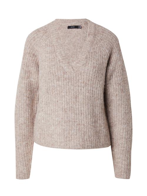 Se VERO MODA Pullover 'VMAwsome'  mørkebeige ved About You