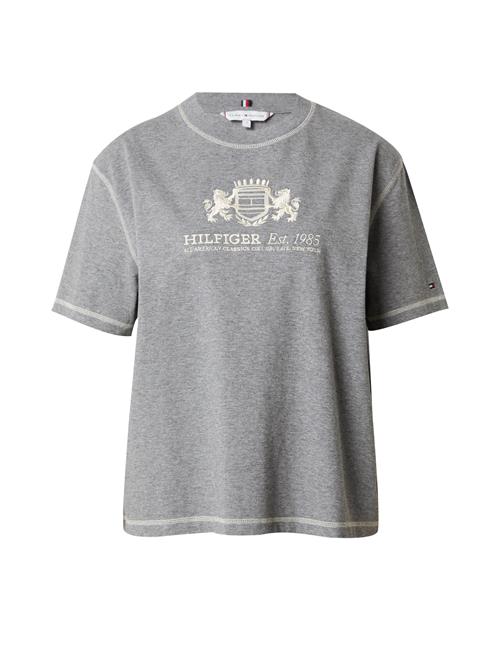 Se TOMMY HILFIGER Shirts 'NEAT'  grå / hvid ved About You