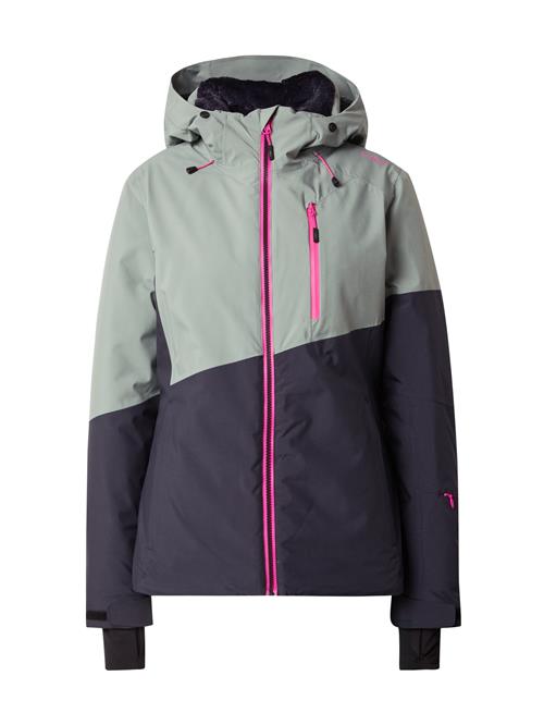 CMP Sportsjakke  grøn / neonpink / sort