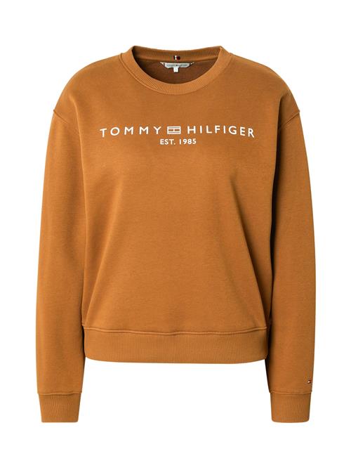 TOMMY HILFIGER Sweatshirt  cognac / hvid