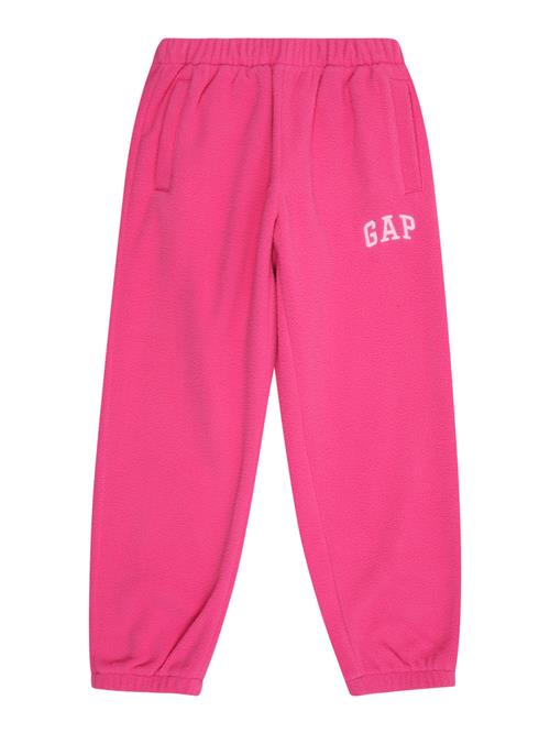 GAP Bukser  pink / hvid