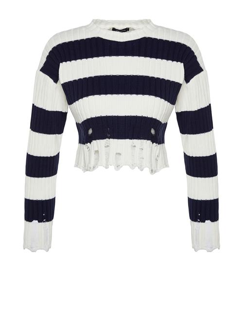 Trendyol Pullover  beige / mørkeblå