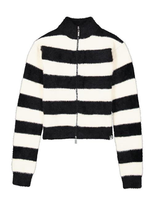 Se GARCIA Cardigan  sort / uldhvid ved About You