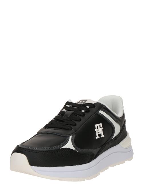 TOMMY HILFIGER Sneaker low  sort / hvid