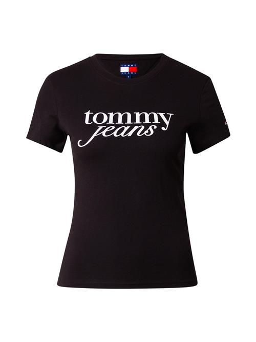 Se Tommy Jeans Shirts 'Essential'  sort / hvid ved About You