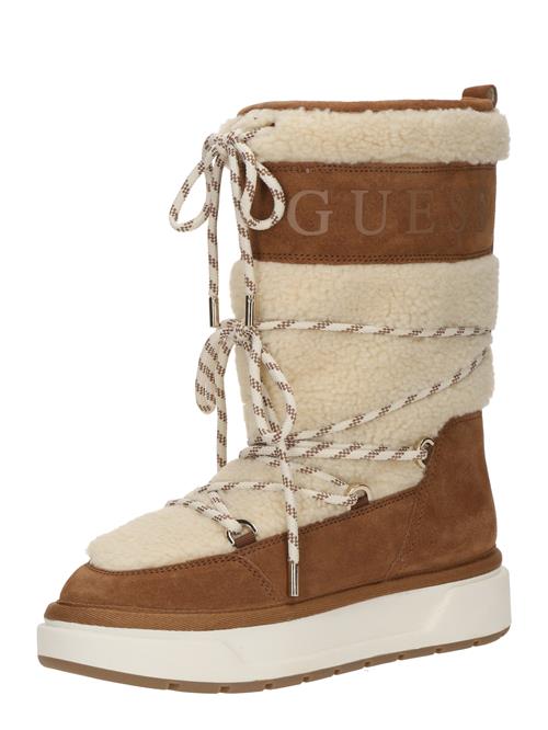 GUESS Snowboots 'Undela2'  ecru / karamel