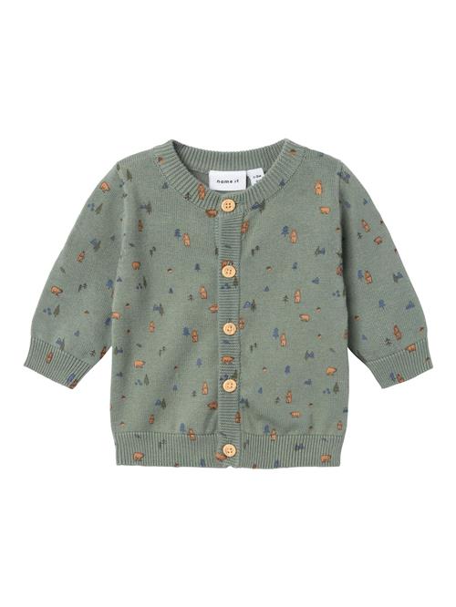 NAME IT Cardigan  grøn / blandingsfarvet