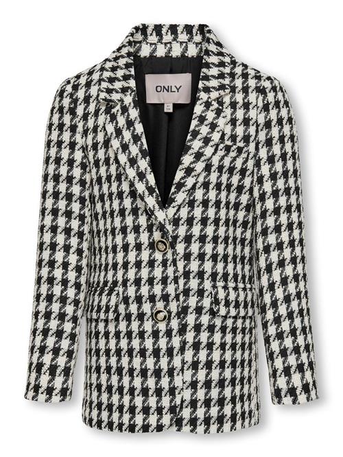 ONLY GIRLS Blazer  sort / uldhvid