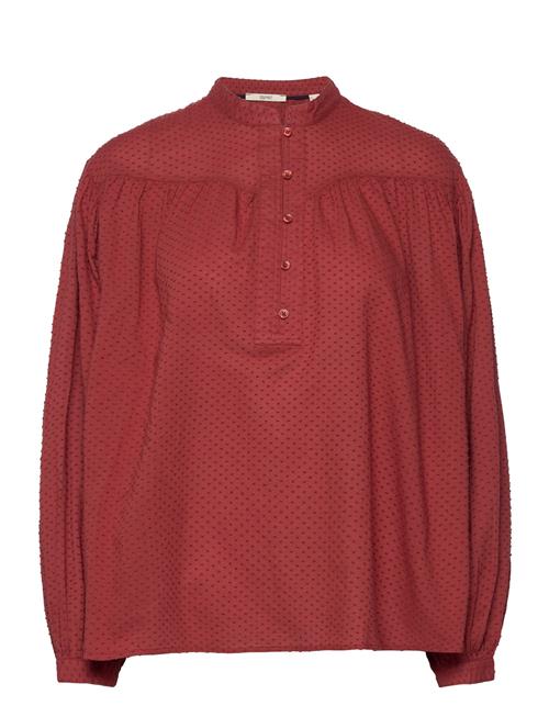 Esprit Casual Dobby Texture Blouse Esprit Casual Red