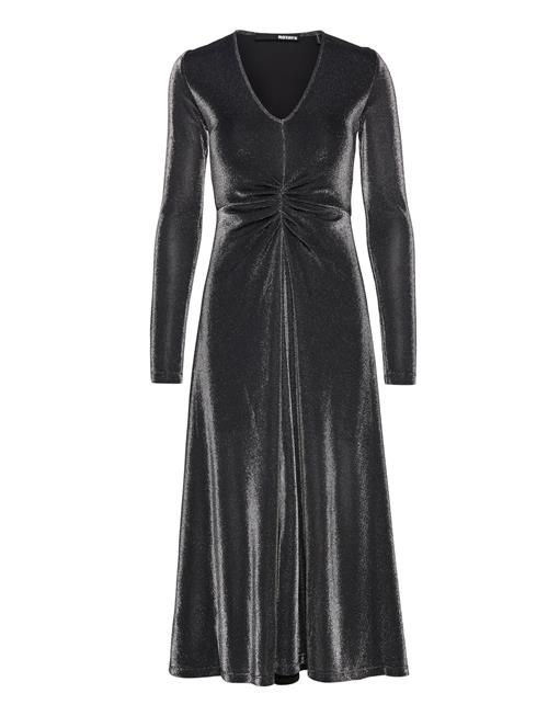 ROTATE Birger Christensen Dress Metallic Jesery ROTATE Birger Christensen Black