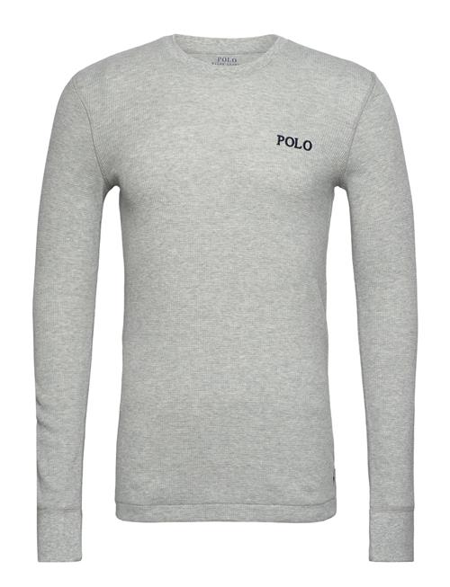 Polo Ralph Lauren Underwear Waffle-Knit Crewneck Sleep Shirt Polo Ralph Lauren Underwear Grey