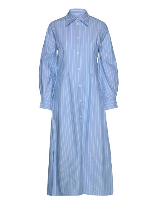 GANT Reg Stripe Maxi Shirt Dress GANT Blue