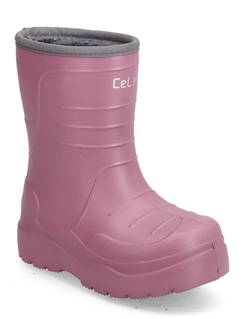 CeLaVi Thermal Wellies - Embossed CeLaVi Pink