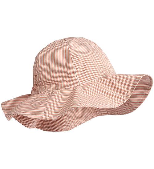 Liewood Solhat - Amelia - Stripe Tuscany Rose/Creme De La Creme