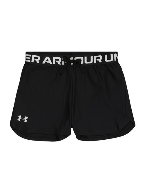 UNDER ARMOUR Sportsbukser 'Play Up'  sort / hvid