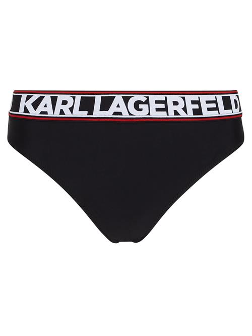 Karl Lagerfeld Bikinitrusse  mørkerød / sort / hvid