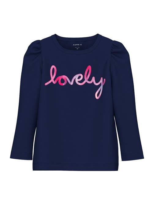 NAME IT Bluser & t-shirts 'Lonnia'  mørkeblå / lilla / pink / lyserød