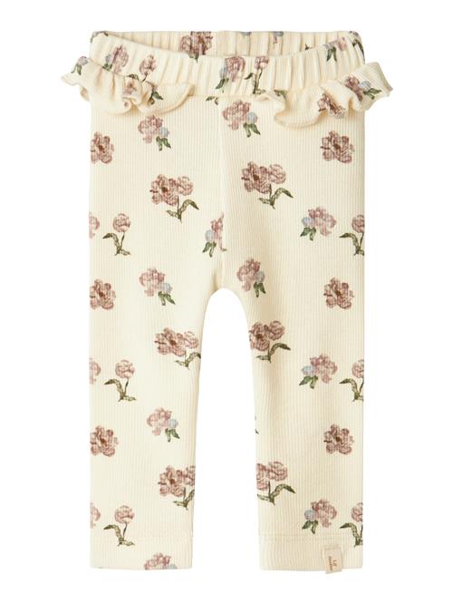 Lil'Atelier Leggings 'NBFGavo'  chamois / lyseblå / grøn / lysviolet