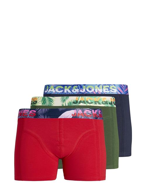 Jack & Jones Jacpaw Trunks 3 Pack Jack & J S Red