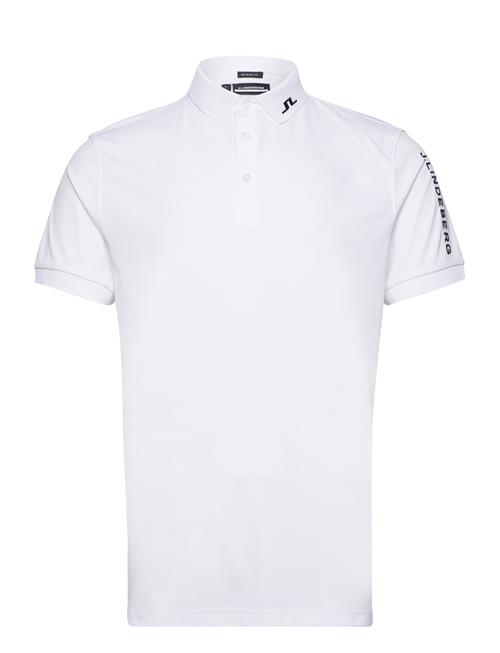 J. Lindeberg Tour Tech Reg Fit Golf Polo J. Lindeberg White