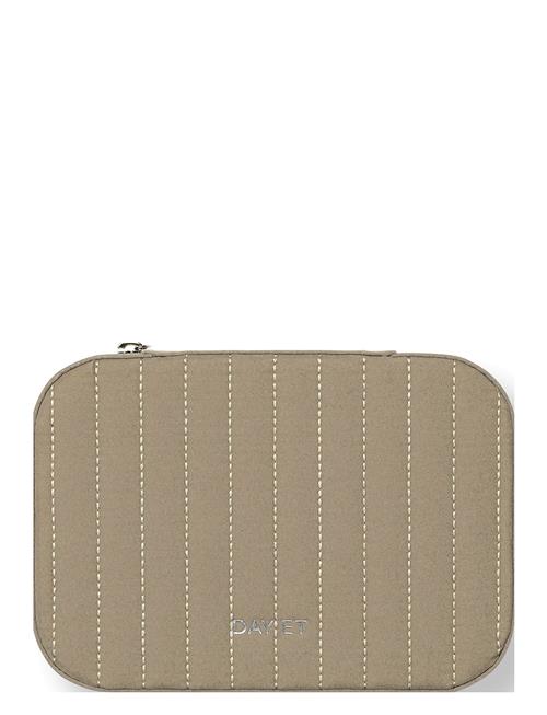 DAY ET Day Q Velvet Stripe Zip Box DAY ET Beige