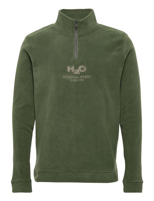 H2O Blåvand Ii Fleece Half Zip H2O Green