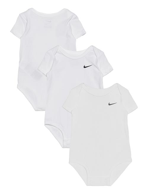 Nike Nkb 3Pk Swoosh Bodysuit Nike White