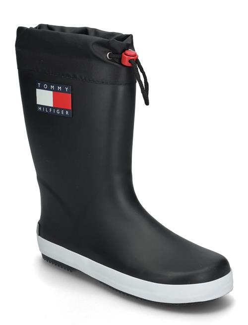 Toggle Drawstring Tommy Hilfiger Rain Boots Tommy Hilfiger Black