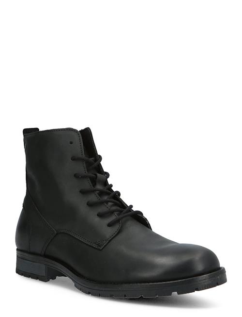 Jack & Jones Jfworca Leather Anthracite Sn Jack & J S Black