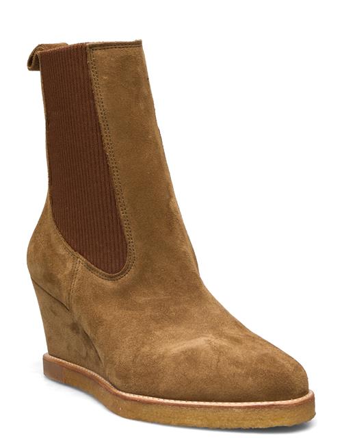 Booties - Wedge ANGULUS Beige