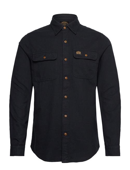 Flannel Workwear Shirt Superdry Black