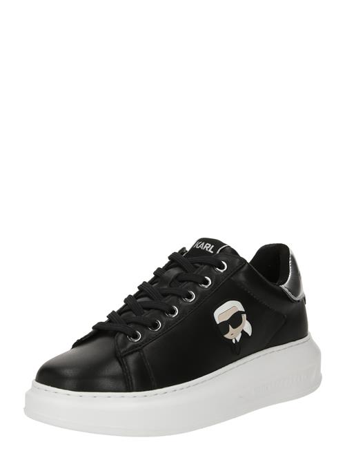 Se Karl Lagerfeld Sneaker low  nude / sort / sølv / hvid ved About You