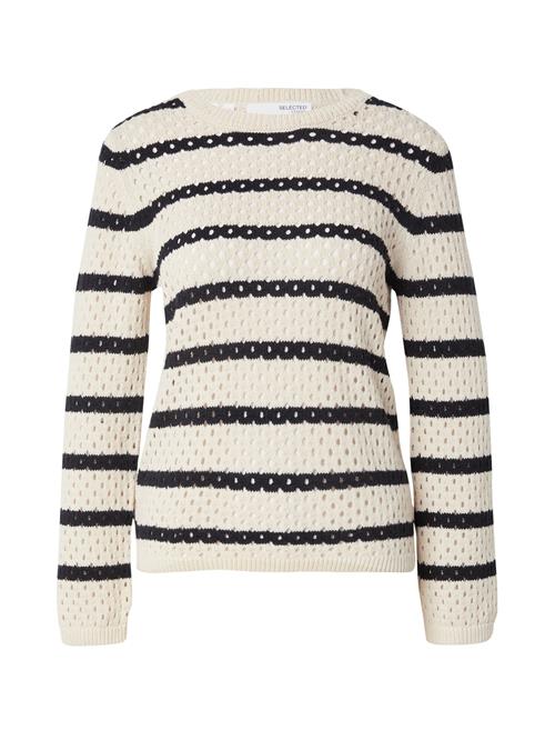 SELECTED FEMME Pullover 'SLFKENYA'  cappuccino / sort