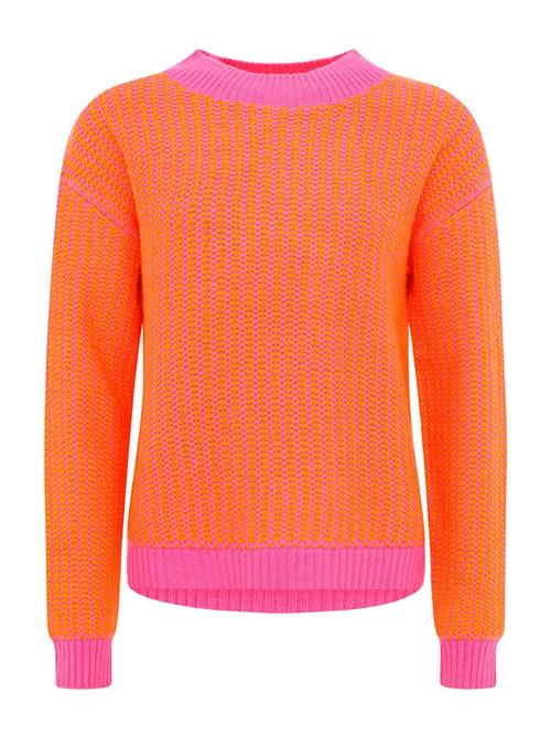 Zwillingsherz Pullover  orange / pink