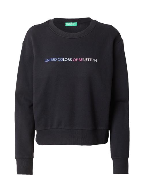 UNITED COLORS OF BENETTON Sweatshirt  blå / lyseblå / pink / sort