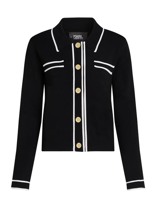 Karl Lagerfeld Cardigan  sort / hvid