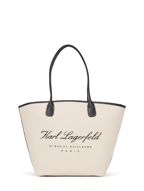 Karl Lagerfeld Shopper 'HOTEL'  lysebeige / sort