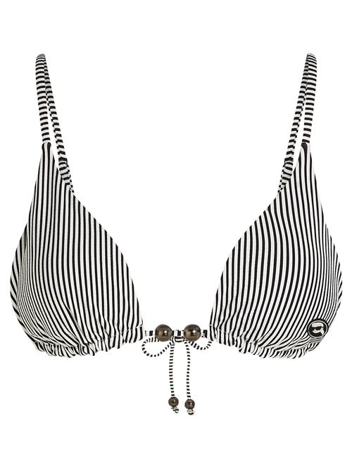 Karl Lagerfeld Bikinioverdel  sort / hvid