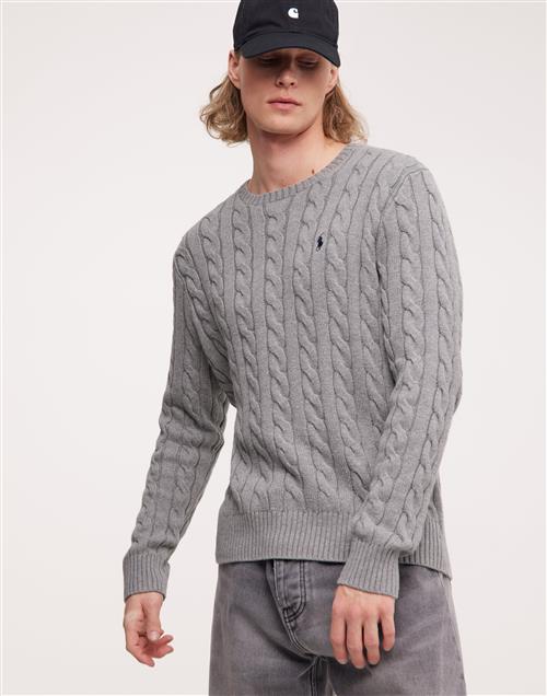 Polo Ralph Lauren Cotton Cable Sweater Striktrøjer Grå