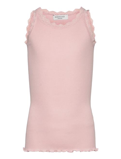 Rosemunde Kids Beatha Silk Top W/ Lace Rosemunde Kids Pink