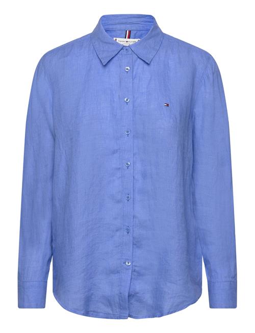 Tommy Hilfiger Linen Relaxed Shirt Ls Tommy Hilfiger Blue