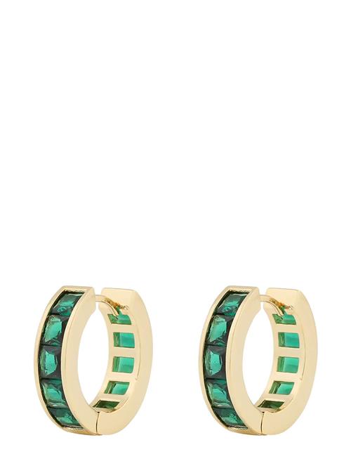 SNÖ of Sweden Tina St Ring Ear G/Green - SNÖ Of Sweden Gold