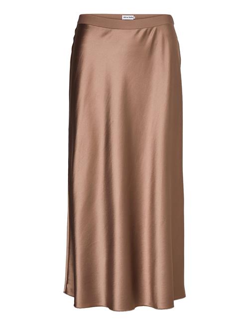 Ahlvar Gallery Hana Satin Skirt Ahlvar Gallery Brown