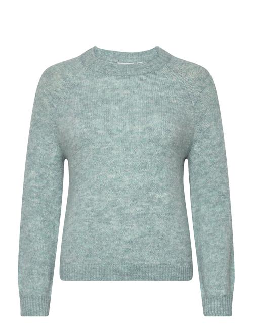 Vijamina O-Neck L/S Knit Top - Noos Vila Blue