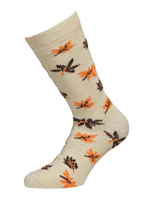 Alpacasocks&Co Fall Alpaca Leaves 1-Pack Alpacasocks&Co Cream