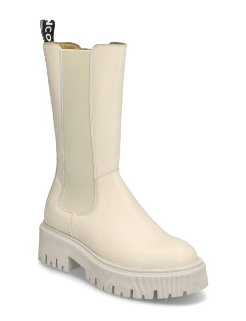 Bianco Biagarbi High Chelsea Boot Crust Bianco Cream