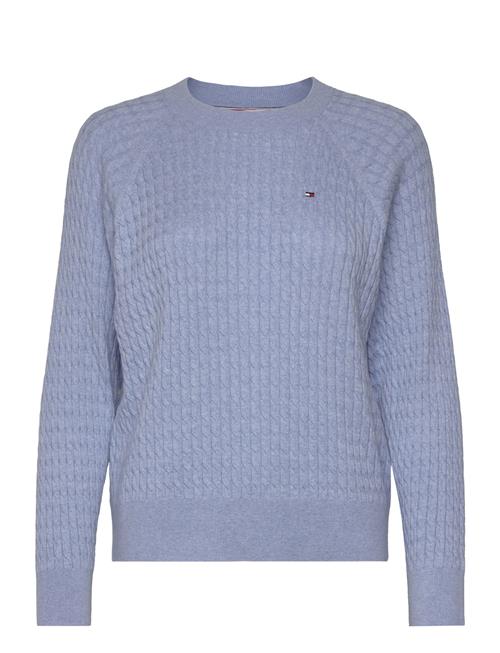 Tommy Hilfiger Co Cable C-Nk Sweater Tommy Hilfiger Blue