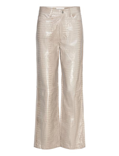 Daphne Straight Leg Metallic Pants Malina Grey