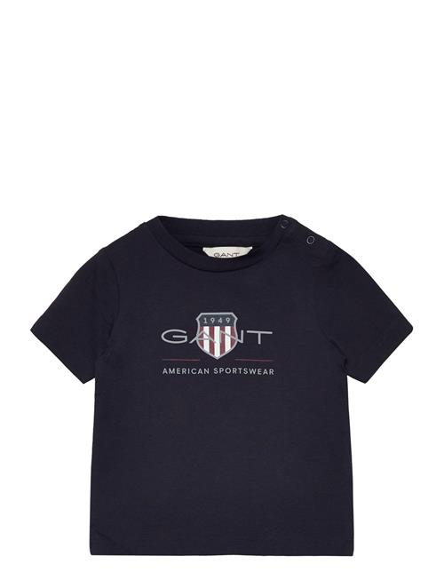 Archive Shield Ss T-Shirt GANT Navy