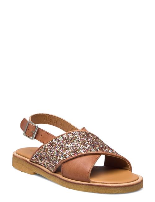 Sandals - Flat - Open Toe - Op ANGULUS Brown